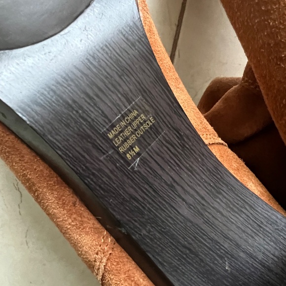 MK Burnt Cinnamon Suede Slouch Boots - Picture 9 of 11